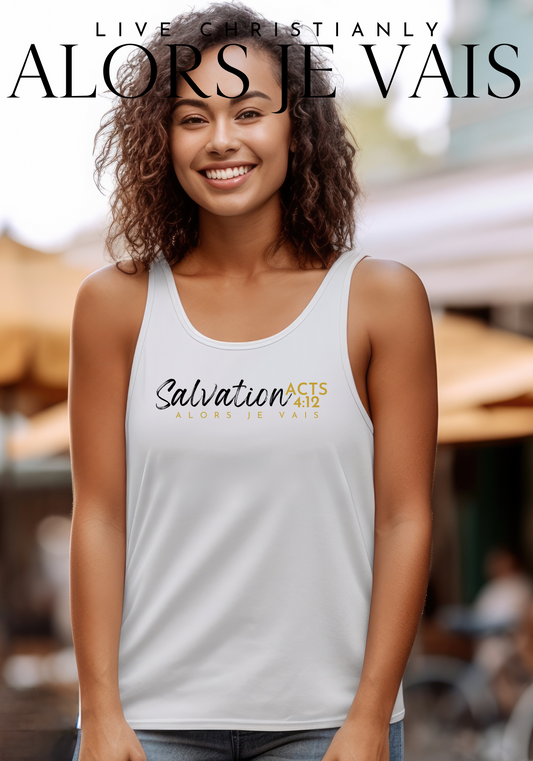 SALVATION - ACTS 4:12 UNISEX TANK TOP (W(STYLE 2)