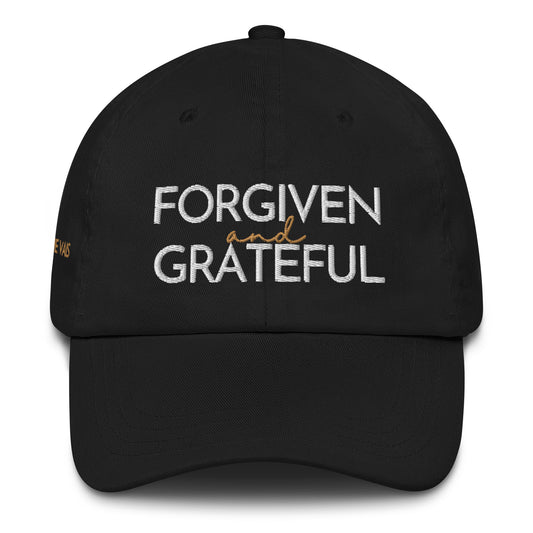 FORGIVEN + GRATEFUL  DAD HAT