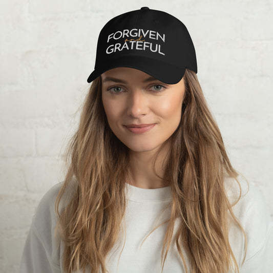 FORGIVEN + GRATEFUL  DAD HAT