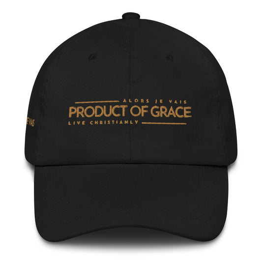 PRODUCT OF GRACE DAD HAT (GOLD COLLECTION-CLASSIC)