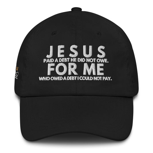 JESUS FOR ME DAD HAT