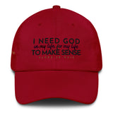 I NEED GOD DAD HAT (W)