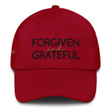 FORGIVEN + GRATEFUL DAD HAT (W)