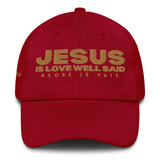 JESUS IS LOVE WELL SAID DAD HAT (GOLD EDITION)