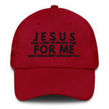 JESUS FOR ME WORSHIP DAD HAT