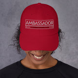 AMBASSADOR DAD HAT STYLE RED