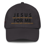 JESUS FOR ME MESSENGER Dad hat -W-