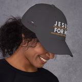 JESUS FOR ME DAD HAT