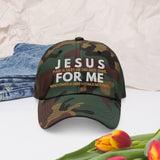 JESUS FOR ME DAD HAT