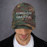 FORGIVEN + GRATEFUL  DAD HAT