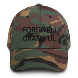 FORGIVEN + GRATEFUL DAD HAT (W)