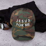 JESUS FOR ME DAD HAT