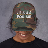 JESUS FOR ME DAD HAT