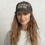 JESUS FOR ME DAD HAT