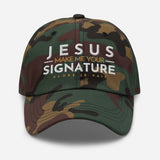 JESUS MAKE ME YOUR SIGNATURE HAT GOLD VERSION