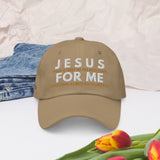 JESUS FOR ME DAD HAT