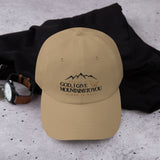 GOD I GIVE YOU MOUNTAINS DAD HAT (STYLE W-CLASSIC)