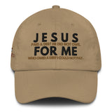 JESUS FOR ME MESSENGER Dad hat -W-