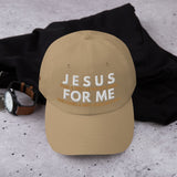 JESUS FOR ME DAD HAT