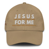 JESUS FOR ME DAD HAT