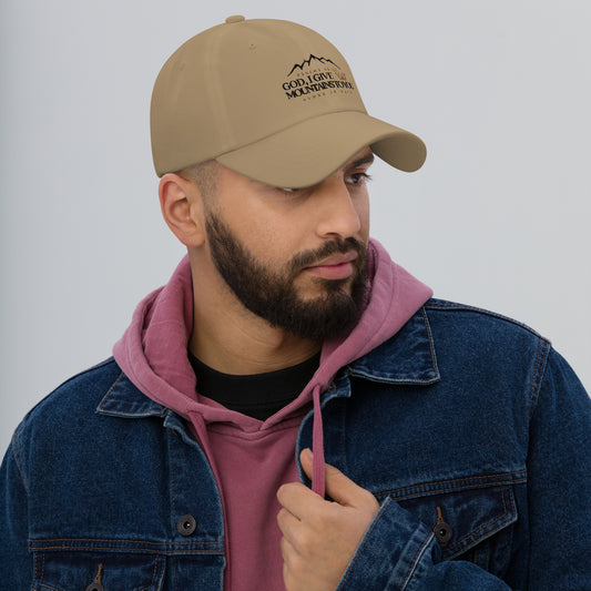 GOD I GIVE YOU MOUNTAINS DAD HAT (STYLE W-CLASSIC)