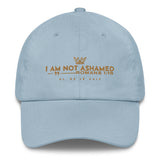 I AM NOT ASHAMED DAD HAT (GOLD EDITION-W)