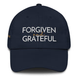 FORGIVEN + GRATEFUL  DAD HAT