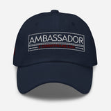 AMBASSADOR DAD HAT STYLE RED