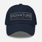 SIGNATURE HAT OUTLINE VERSION