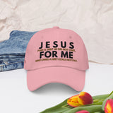 JESUS FOR ME MESSENGER Dad hat -W-