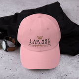 I AM NOT ASHAMED DAD HAT (W) (STYLE 3)