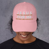 JESUS FOR ME DAD HAT