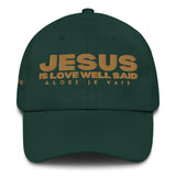 JESUS IS LOVE WELL SAID DAD HAT (GOLD EDITION)