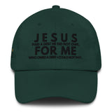 JESUS FOR ME WORSHIP DAD HAT