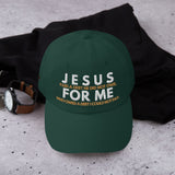 JESUS FOR ME DAD HAT