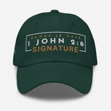 1 JOHN 2:6 - SIGNATURE DAD HAT