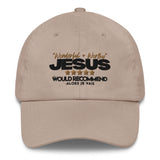 JESUS - WONDERFUL AND WORTHY HAT (W)