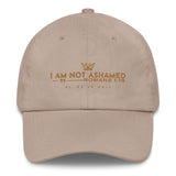 I AM NOT ASHAMED DAD HAT (GOLD EDITION-W)