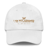 I AM NOT ASHAMED DAD HAT (GOLD EDITION-W)