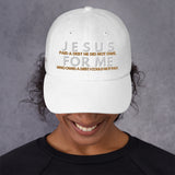 JESUS FOR ME DAD HAT