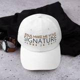 CLASSIC JESUS MAKE ME YOUR SIGNATURE HAT *W