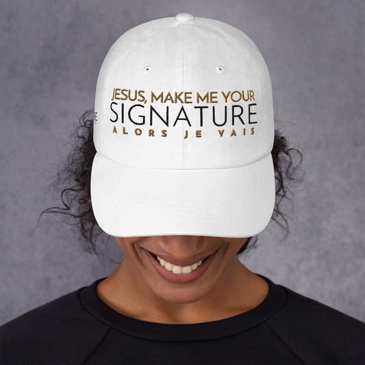 CLASSIC JESUS MAKE ME YOUR SIGNATURE HAT *W