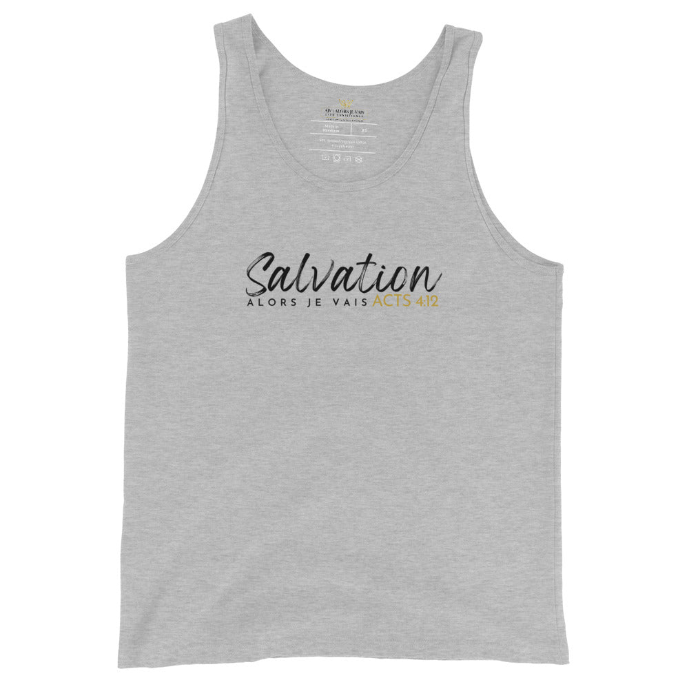 SALVATION /ACTS 4:12 KJV UNISEX TANK TOP (W(STYLE 3)