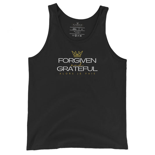 FORGIVEN + GRATEFUL UNISEX TANK TOP (STYLE 2)