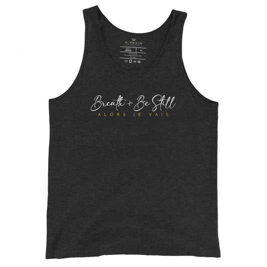 BREATH AND BE STILL Unisex Tank Top