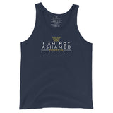 I AM NOT ASHAMED UNISEX TANK TOP (STYLE3)