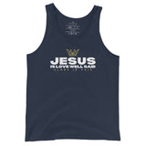 JESUS IS LOVE WELL SAID UNISEX TANK TOP (STYLE2)