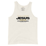 JESUS: 5 STARS!!!!! WATER INTO WINE UNISEX TANK TOP (W)