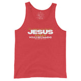 JESUS: 5 STARS!!!!! HIS EXAMPLE WAS FLAWLESS  UNISEX TANK TOP