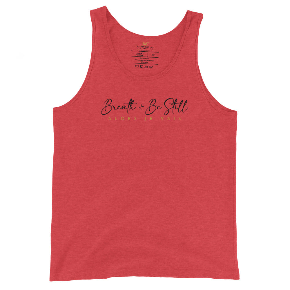 BREATH AND BE STILL UNISEX TANK TOP (W)